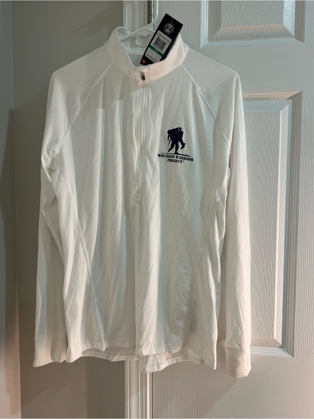 Women's large under armour wounded warrior 1/4 zip
